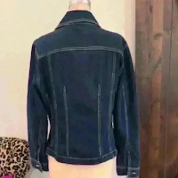 Sweet Lily Denim Jacket, Size M - Picture 2 of 5